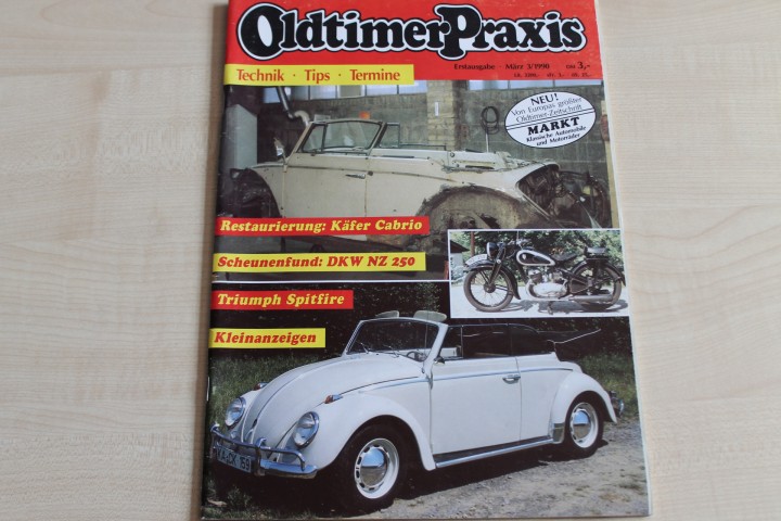 Deckblatt Oldtimer Praxis (03/1990)